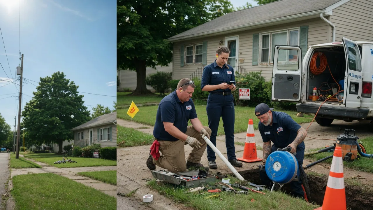 Sewer Line Repair in Roanoke, IL near me